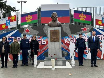В Лазаревском районе открыли новый памятник Герою Советского Союза