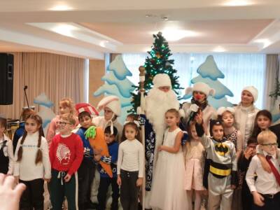 В фойе Лазаревского Центра национальных культур прошло новогоднее представление для детей с ограниченными возможностям здоровья.
